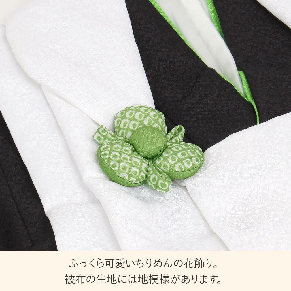 七五三 着物 3歳 男の子 被布セット 販売 6点 全3色