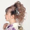 髪飾り成人式振袖袴花飾り水引葉玉飾り金銀全2タイプかみかざりヘアアクセ振袖振り袖袴成人式