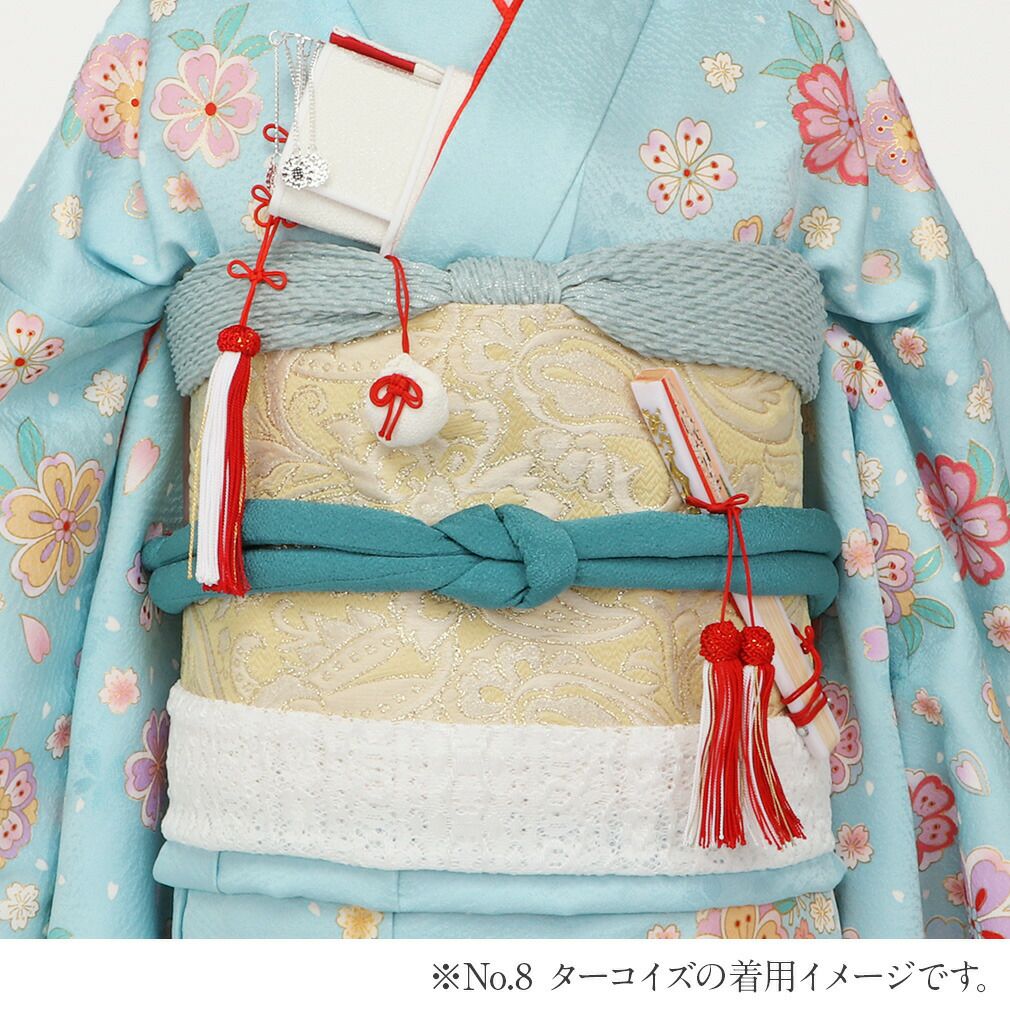 七五三 7歳 小物 女の子 帯締め 帯〆 9色