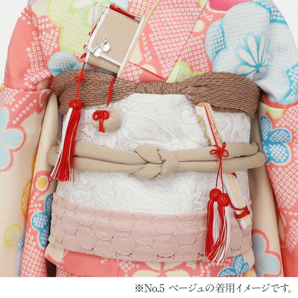 七五三 7歳 小物 女の子 帯締め 帯〆 9色