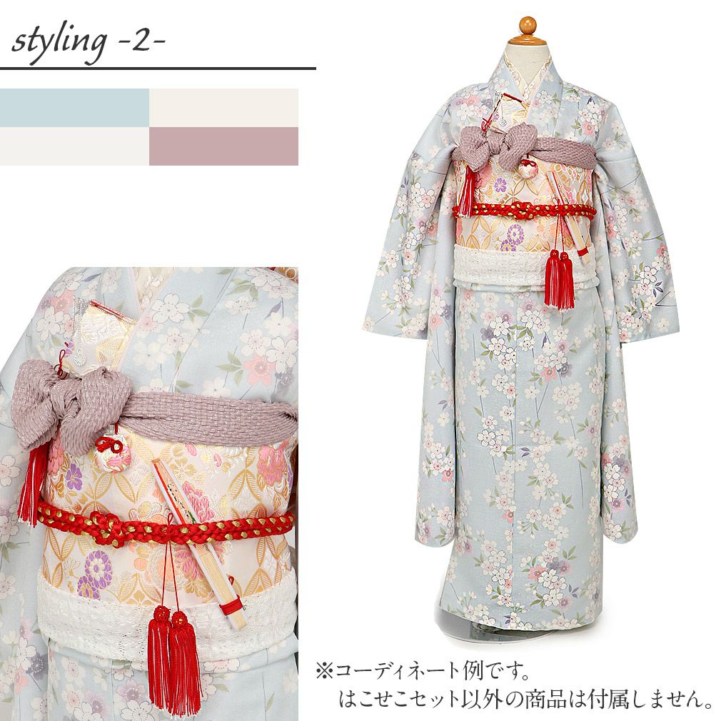 七五三 7歳 七歳 小物 はこせこセット 草履 約21cm 女の子 販売 白 薄