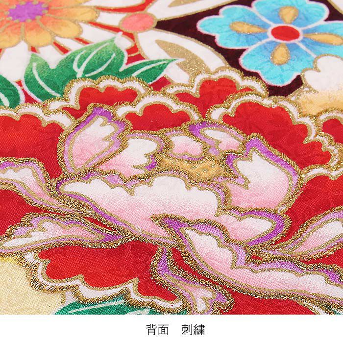 お宮参り 着物 女の子 産着 祝い着 黄色 牡丹 鈴 毬 正絹 友禅 金刺繍 新品