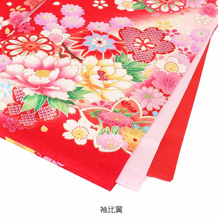 赤い刺繍着物 お宮参り用品【おまけ付き】 お宮参り 着物 女の子 初宮参り 掛け着 初着| きもの館 創美苑