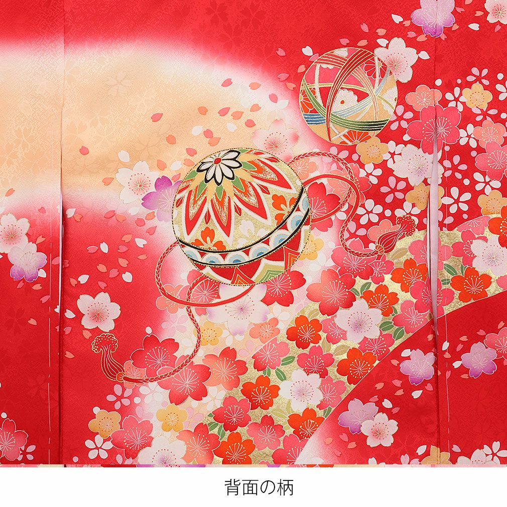 お宮参り 着物 女の子 産着 祝い着 赤 鞠 桜 正絹 のしめ 掛け着 初着 お宮参り 着物 女の子 産着 祝い着 赤 鞠 桜 正絹 のしめ 掛け着 初着