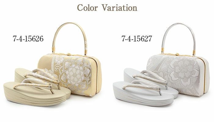 留袖用草履バッグセット 訪問着用 世美庵 Mサイズ Lサイズ フリー 2 金