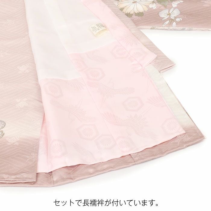 お宮参り着物女の子産着★3色まで★柄正絹友禅（金駒刺繍など技法）新品販売購入きもの祝い着のしめ掛け着初着祝着一つ身服装赤ちゃんベビー