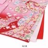 お宮参り着物女の子産着桃赤ピンクレッド花車牡丹熨斗花籠鞠雪輪桜宝尽くし吉祥紋正絹友禅金刺繍刺繍金彩新品日本製販売購入きもの祝い着のしめ掛け着初着祝着一つ身服装赤ちゃんベビー花かご毬まりマリかわいい