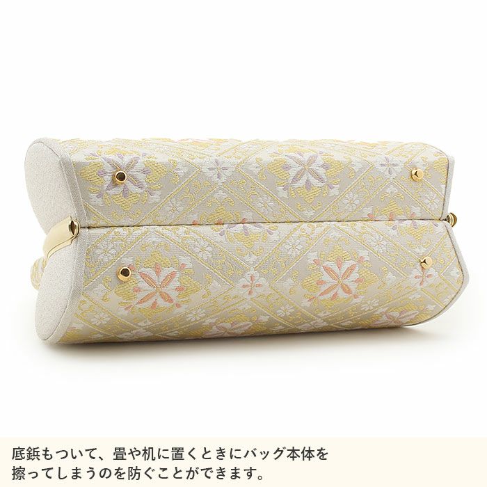 留袖用草履バッグセット 訪問着用 彩小径 フリー Lサイズ ゴールド