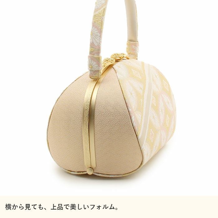 留袖用草履バッグセット 訪問着用 彩小径 フリー Lサイズ クリーム