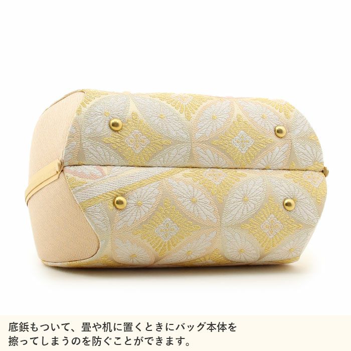 留袖用草履バッグセット 訪問着用 彩小径 フリー Lサイズ クリーム