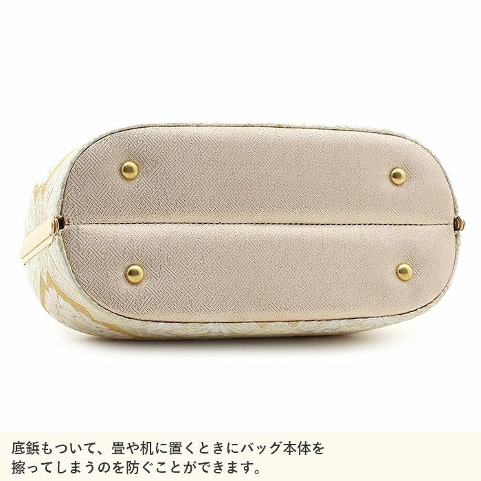 留袖用草履バッグセット 訪問着用 彩小径 フリー Lサイズ ゴールド