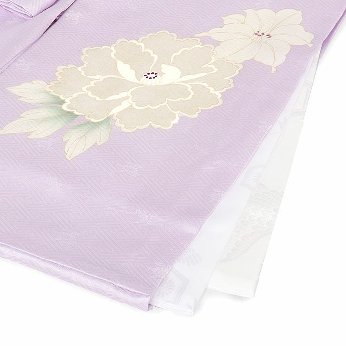 お宮参り 着物 女の子 産着 祝い着 薄紫 吉祥花 正絹 吉澤の友禅