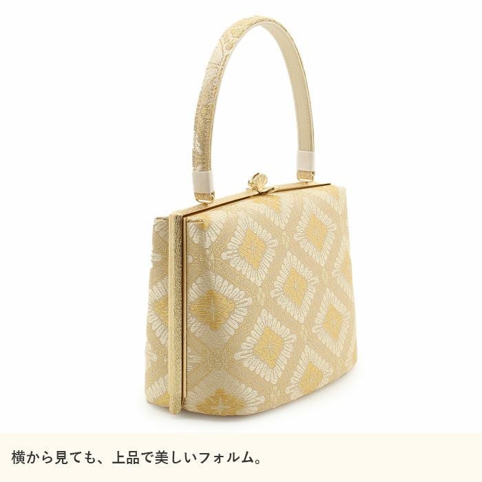 留袖用草履バッグセット 訪問着用 彩小径 フリー Lサイズ ゴールド 金