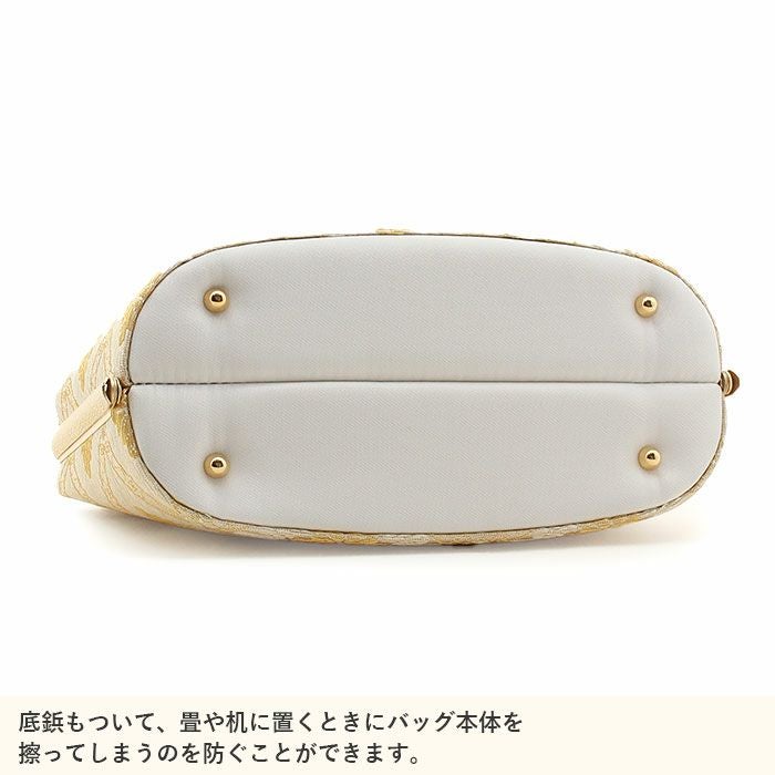留袖用草履バッグセット 訪問着用 彩小径 フリー Lサイズ ゴールド 金