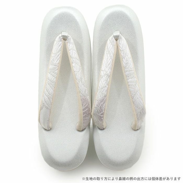 留袖用草履バッグセット 訪問着用 浅草匠 Lサイズ ホワイトシルバー