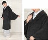 着物コート和装用全3色フリーサイズスーリーアルパカアルパカウールコート日本製着物用きものコートライトグレーダークグレーブラック和装コート着物用ロングへちま衿ラウンドカラーラグランスリーブ軽いやわらか防寒あったか冷え取りに秋冬