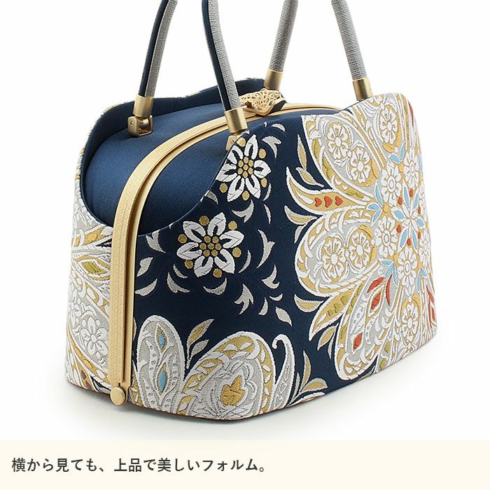 【美品】振袖用バッグ　草履　成人式　振袖　西陣織　正絹　Mサイズ 草履バックセット 成人式 振袖 世美庵 Lサイズ フリーサイズ 華紋 正絹帯地