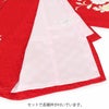 お宮参り着物女の子産着赤薄桃牡丹貝桶鞠桜薔薇吉祥花正絹友禅銀彩ラメ箔新品日本製販売購入きもの祝い着のしめ掛け着初着祝着一つ身服装赤ちゃんベビーレッドfs