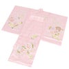 お宮参り着物女の子産着桃白牡丹貝桶鞠桜梅薔薇吉祥花正絹友禅銀彩ラメ箔新品日本製販売購入きもの祝い着のしめ掛け着初着祝着一つ身服装赤ちゃんベビーピンクfs