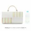 バッグお洒落バッグ着物和装レディース単品カジュアル用春夏彩小径白ピンク青水色小千谷縮麻合皮軽い日本製内フラップベロ付きマグネット付きかばん大きめ大容量お茶席茶会普段カジュアルトートバックストライプバッグ春夏用浴衣fs