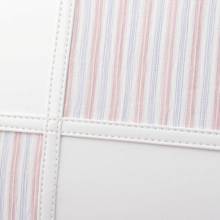 バッグお洒落バッグ着物和装レディース単品カジュアル用春夏彩小径白ピンク青水色小千谷縮麻合皮軽い日本製内フラップベロ付きマグネット付きかばん大きめ大容量お茶席茶会普段カジュアルトートバックストライプバッグ春夏用浴衣fs