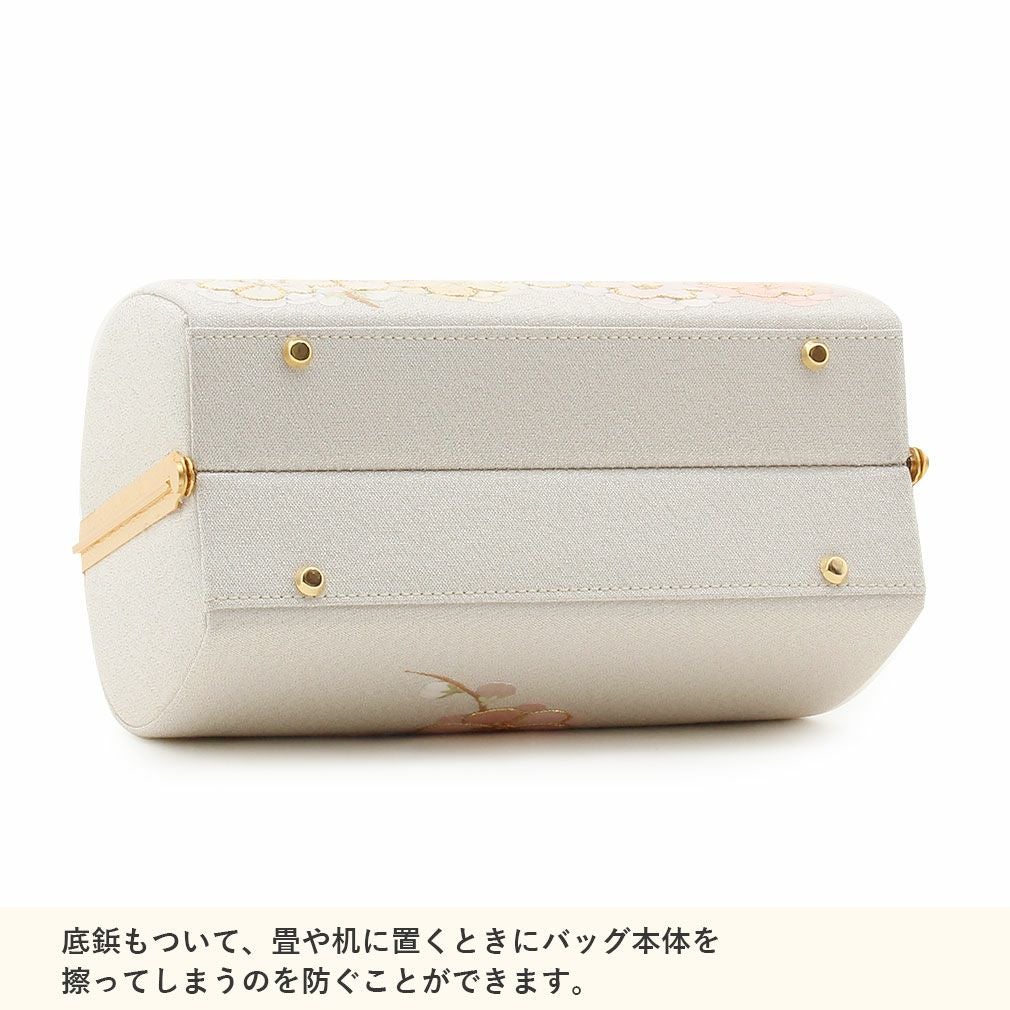 成人式振袖用 バッグと草履セット ゴールド刺繍 Prices down2】振袖 草履 バッグ 成人式 「ゴールド×ピンク 桜 草履M
