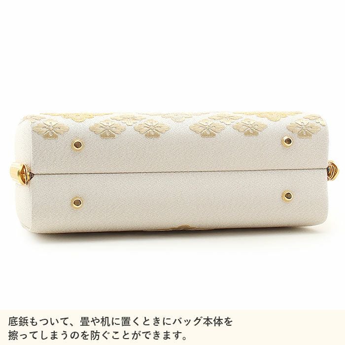 草履バッグセット 留袖用 訪問着用 衿秀 Mサイズ Lサイズ 白 金