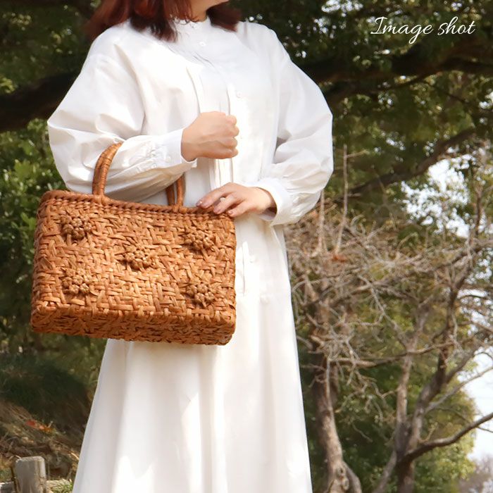 山葡萄 かごバッグ 山葡萄かごバッグ 内布あり 大人 カゴバッグ やま