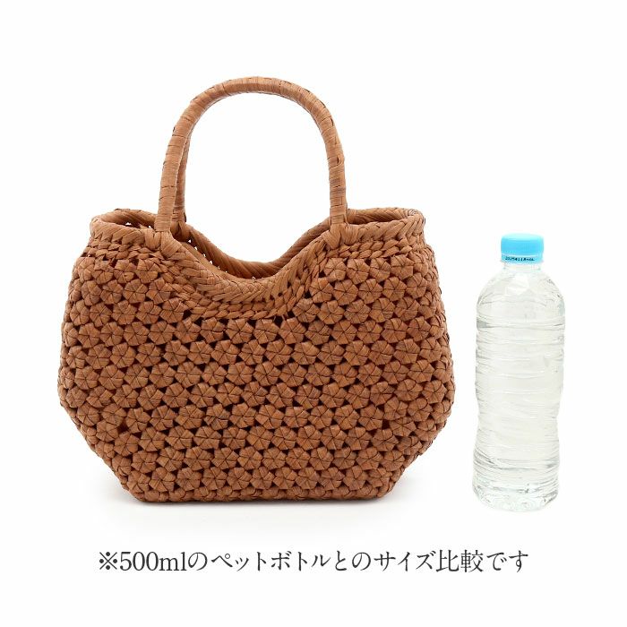 山葡萄 かごバッグ 山葡萄かごバッグ 内布あり 六角花編み 大人