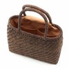 胡桃かごバッグくるみかごバッグ内布あり網代編み大人カゴバッグ持ち手ハンドバッグ軽い弾力しなやかきもの着物浴衣和装上品籠バッグかばんハンドバッグレディースナチュラル素材かごバッグ夏バッグトートバッグおしゃれfs