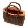 胡桃かごバッグくるみかごバッグ内布あり網代編み大人カゴバッグ持ち手ハンドバッグ軽い弾力しなやかきもの着物浴衣和装上品籠バッグかばんハンドバッグレディースナチュラル素材かごバッグ夏バッグトートバッグおしゃれfs