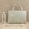 バッグお洒落バッグ尾州織和装バッグ横長手提げバッグ着物和装洋装和洋兼用レディース単品カジュアル用春夏秋冬通年用アイボリーベージュグリーン全3色ジャガード織立涌軽い日本製普段カジュアルバッグおしゃれオシャレ贈り物ギフトfs