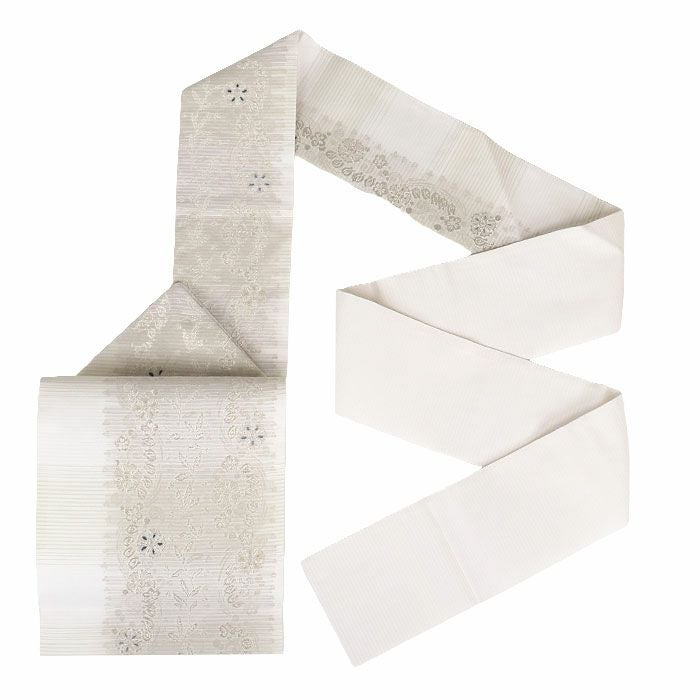 小紋紬色無地御召などのお着物にすぐ使えるお仕立て上がり九寸名古屋帯。春秋冬袷単衣の時期のお着物のお締めいただけます。