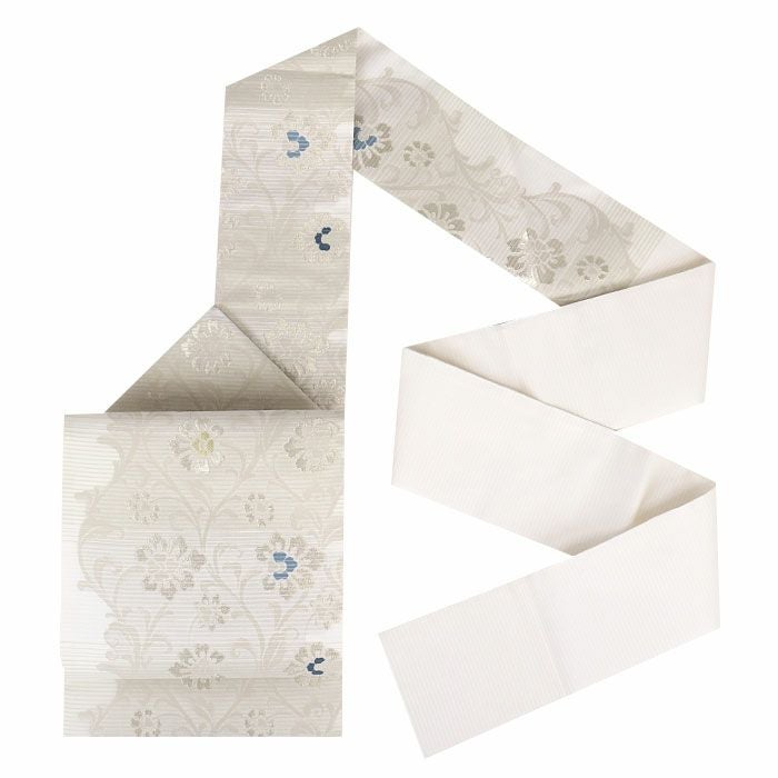 小紋紬色無地御召などのお着物にすぐ使えるお仕立て上がり九寸名古屋帯。春秋冬袷単衣の時期のお着物のお締めいただけます。