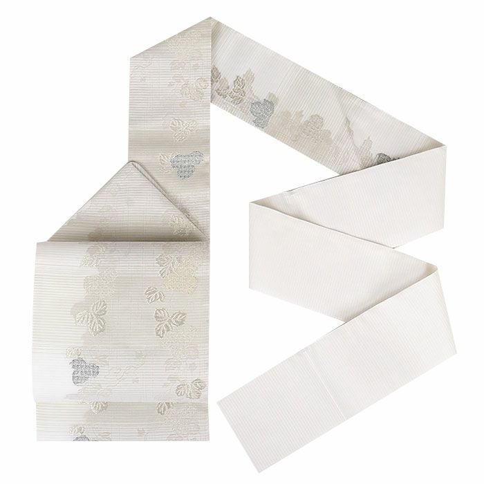 小紋紬色無地御召などのお着物にすぐ使えるお仕立て上がり九寸名古屋帯。春秋冬袷単衣の時期のお着物のお締めいただけます。