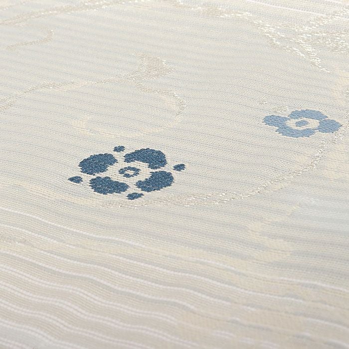 小紋紬色無地御召などのお着物にすぐ使えるお仕立て上がり九寸名古屋帯。春秋冬袷単衣の時期のお着物のお締めいただけます。