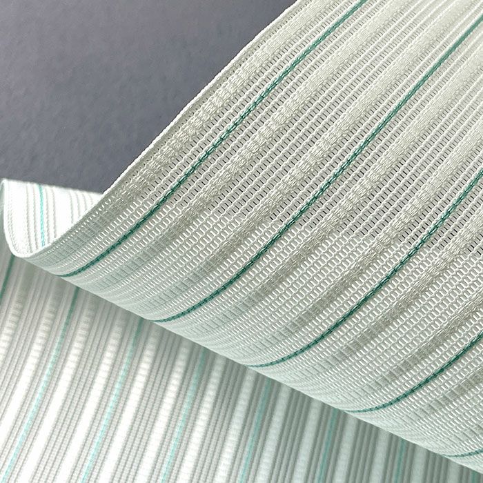 夏帯八寸名古屋帯薄緑縞に捩れ風車正絹紗窓本場筑前博多織福絖織物仕立て上がり【帯夏夏用紗夏名古屋帯夏八寸帯袋名古屋帯夏着物単衣薄物訪問着付け下げ小紋