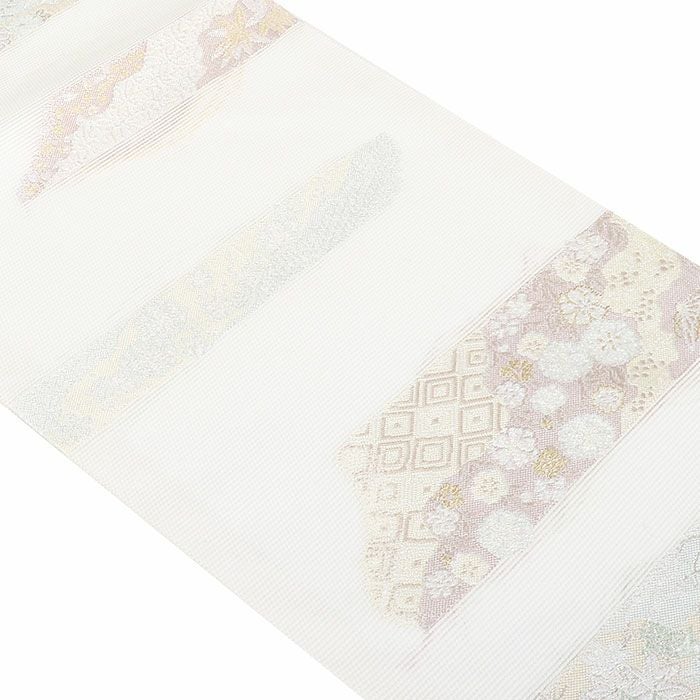 小紋紬色無地御召などのお着物にすぐ使えるお仕立て上がり九寸名古屋帯。春秋冬袷単衣の時期のお着物のお締めいただけます。