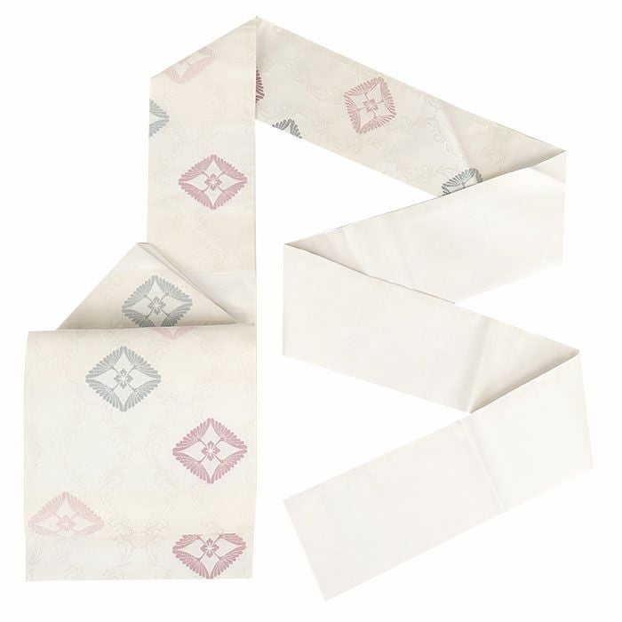 小紋紬色無地御召などのお着物にすぐ使えるお仕立て上がり九寸名古屋帯。春秋冬袷単衣の時期のお着物のお締めいただけます。