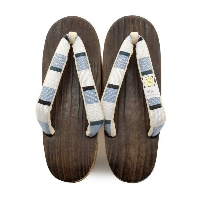 下駄レディース浴衣用ゆかた用焼桐天茶台ブラウンMサイズ桐下駄博多織会津桐縞彩小径IROKOMICHI鼻緒太め高級桐下駄日本製女性女性用げた軽い博多織鼻緒焦げ茶おしゃれモダン残暑fs