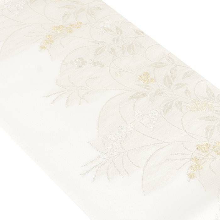 結婚式の黒留袖色留袖や訪問着に合わせたい仕立て上がり袋帯。入学式やお宮参り七五三参り等お子様の行事の礼装にも最適。フォーマルな着物を上品に装う袋帯。