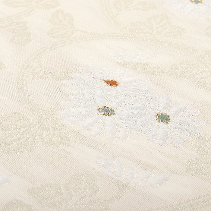 小紋紬色無地御召などのお着物にすぐ使えるお仕立て上がり九寸名古屋帯。春秋冬袷単衣の時期のお着物のお締めいただけます。