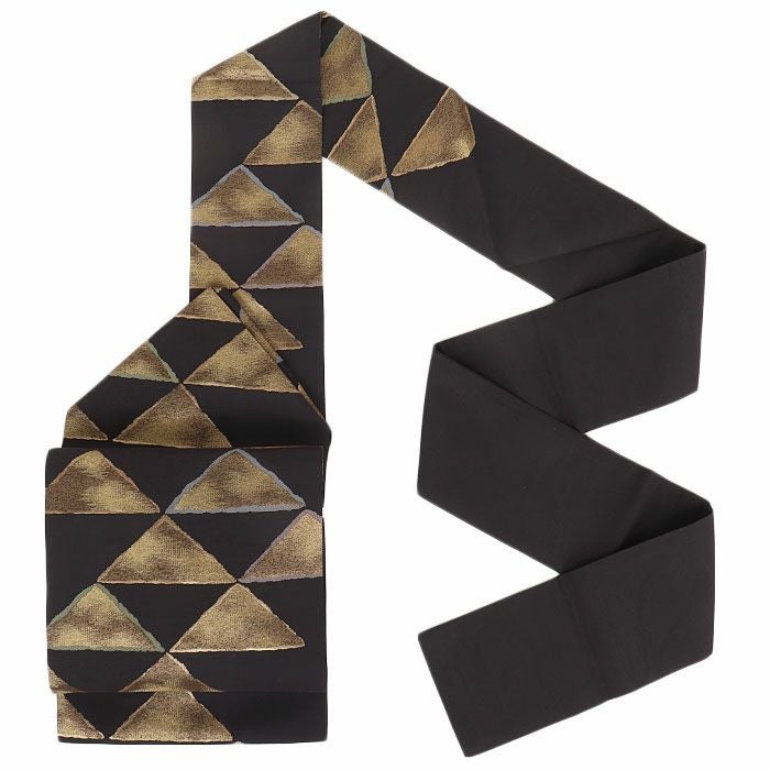 小紋紬色無地御召などのお着物にすぐ使えるお仕立て上がり九寸名古屋帯。春秋冬袷単衣の時期のお着物のお締めいただけます。