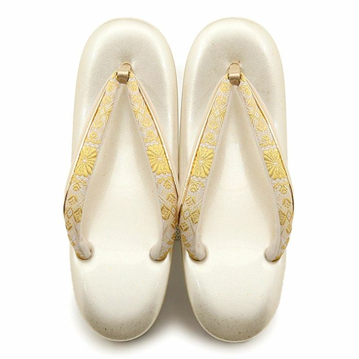 草履バッグセット留袖用訪問着用草履バッグ世美庵LLサイズ大きいサイズゴールド金シャンパンゴールド菊菱正絹袋帯地2枚芯金たたき日本製優花緒痛くない色留袖礼装用フォーマルぞうり草履草履バック草履バックセット着物fs