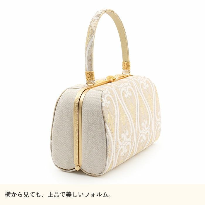 留袖用草履バッグセット 訪問着用 草履バッグ 世美庵 Lサイズ 金