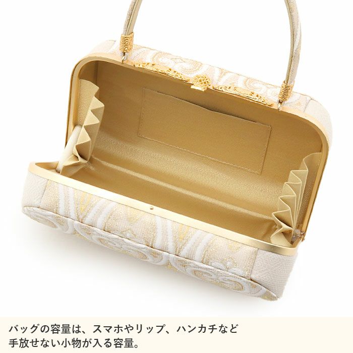 留袖用草履バッグセット 訪問着用 草履バッグ 世美庵 Lサイズ 金