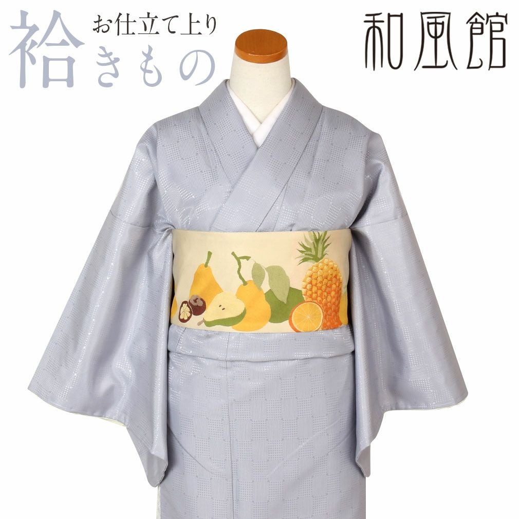 袋帯 帯 留袖 訪問着 ＜シルバー、ブルー／花七宝＞ 絹 ＜西陣・株式