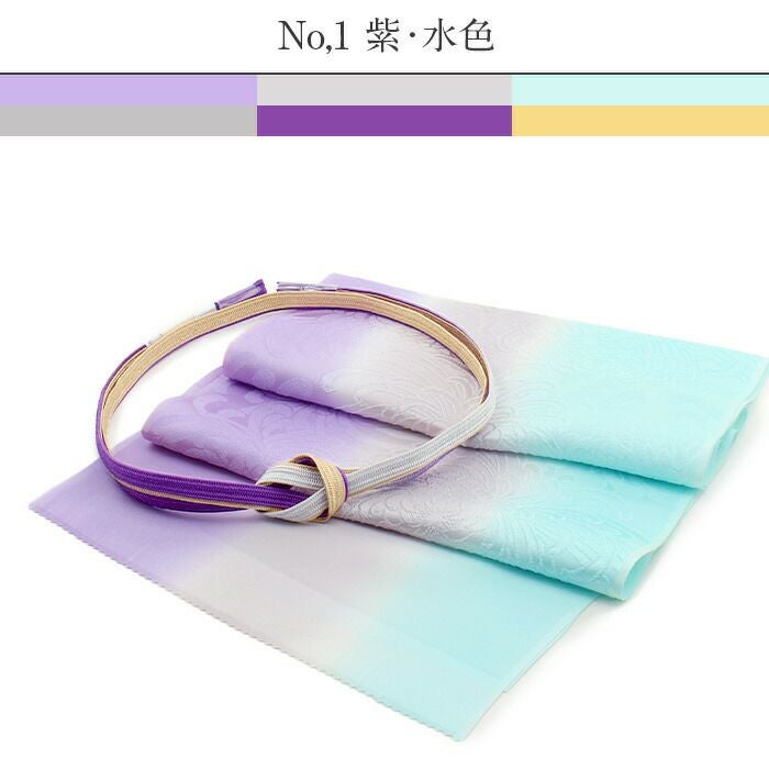 帯締め帯揚げ2点セット礼装用準礼装Kissteオリジナル紫浅葱水色薄黄茶白灰桃蜂蜜シルク正絹日本製メール便対応色留袖訪問着礼装用フォーマル色無地付け下げ結婚式お宮参り七五三ふんわりカラーくすみニュアンス和色