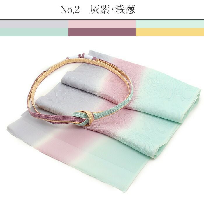 帯締め帯揚げ2点セット礼装用準礼装Kissteオリジナル紫浅葱水色薄黄茶白灰桃蜂蜜シルク正絹日本製メール便対応色留袖訪問着礼装用フォーマル色無地付け下げ結婚式お宮参り七五三ふんわりカラーくすみニュアンス和色
