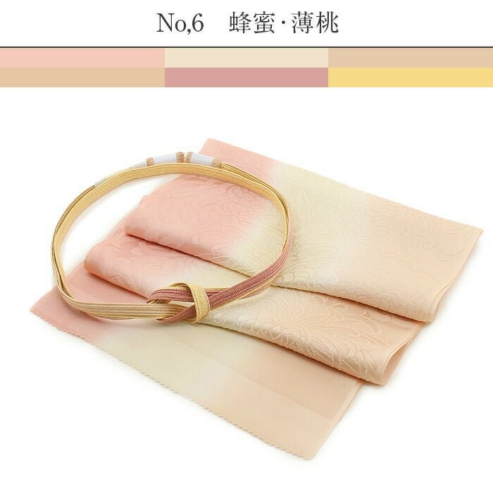 帯締め帯揚げ2点セット礼装用準礼装Kissteオリジナル紫浅葱水色薄黄茶白灰桃蜂蜜シルク正絹日本製メール便対応色留袖訪問着礼装用フォーマル色無地付け下げ結婚式お宮参り七五三ふんわりカラーくすみニュアンス和色